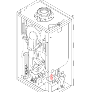 7663533 - BAXI - 600 Range - 624 - DHW TURBINE CARTRIDGE ASSY 10L